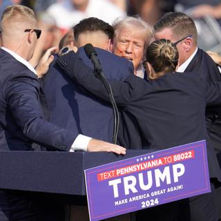 Le Secret Service fait face à de nombreuses questions après la tentative d'assassinat de Donald Trump. [KEYSTONE - GENE J. PUSKAR]