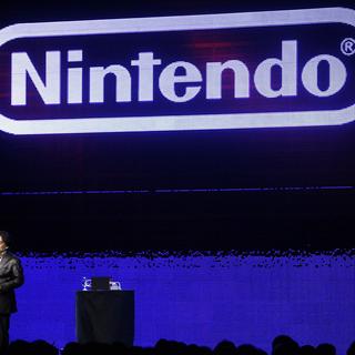 Satoru Iwata, président de Nintendo, le 25 mars 2009, lors d'une conférence à San Francisco. [Keystone - Ben Margot]