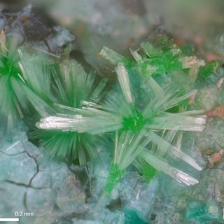 Des cristaux d'heimite. [Creative Commons Attribution 4.0 License - Remo Zanelli / European Journal of Mineralogy]