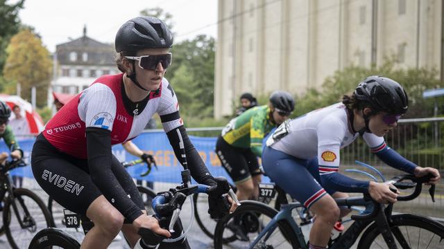 Championnat du monde de cyclisme à Zurich chez le femmes, le 28 septembre 2024. [Keystone - Ennio Leanza]