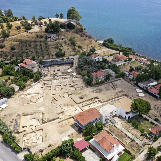 Le site archéologique d'Amarynthos. [Keystone - EPA/GREEK MINISTRY OF CULTURE]