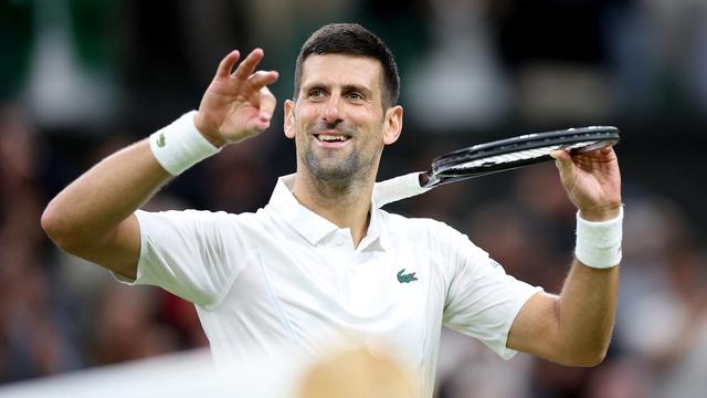 Tennis: huitièmes de finale à Wimbledon pour Novak Djokovic [EPA/Keystone - ADAM VAUGHAN EDITORIAL USE ONLY]