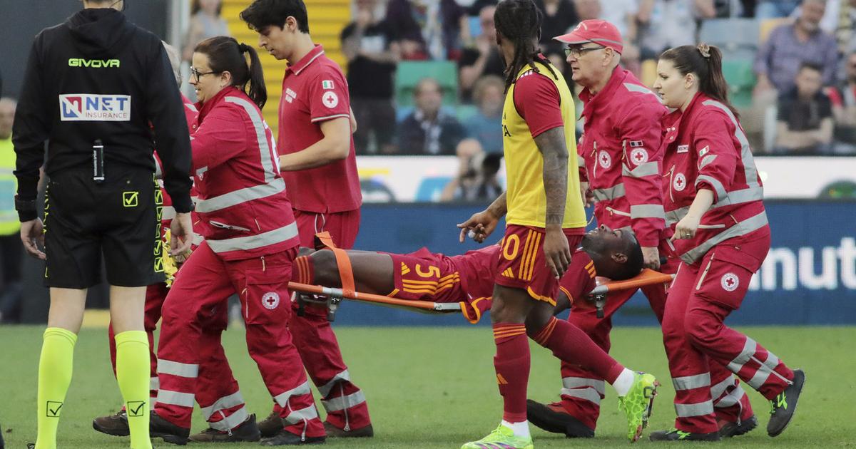 Le match Udinese-Roma arrêté après le malaise d’Evan Ndicka – rts.ch