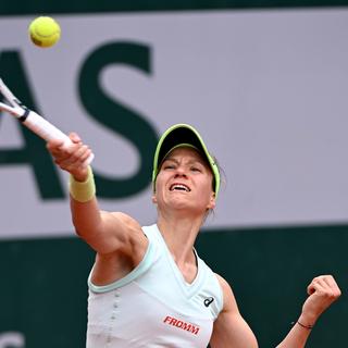 La joueuse de tennis Viktorija Golubic, le 30 mai 2024. [Keystone - Caroline Blumberg/EPA]