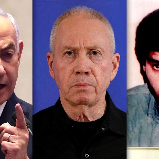 Benjamin Netanyahu, Yoav Gallant et Mohammed Deif. [Reuters/Keystone]