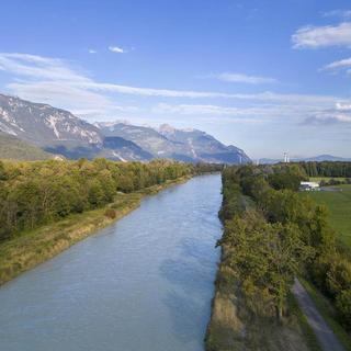 Le projet de barrage sur le Rhône a été annulé par l'Etat français (image d'illustration). [Keystone]