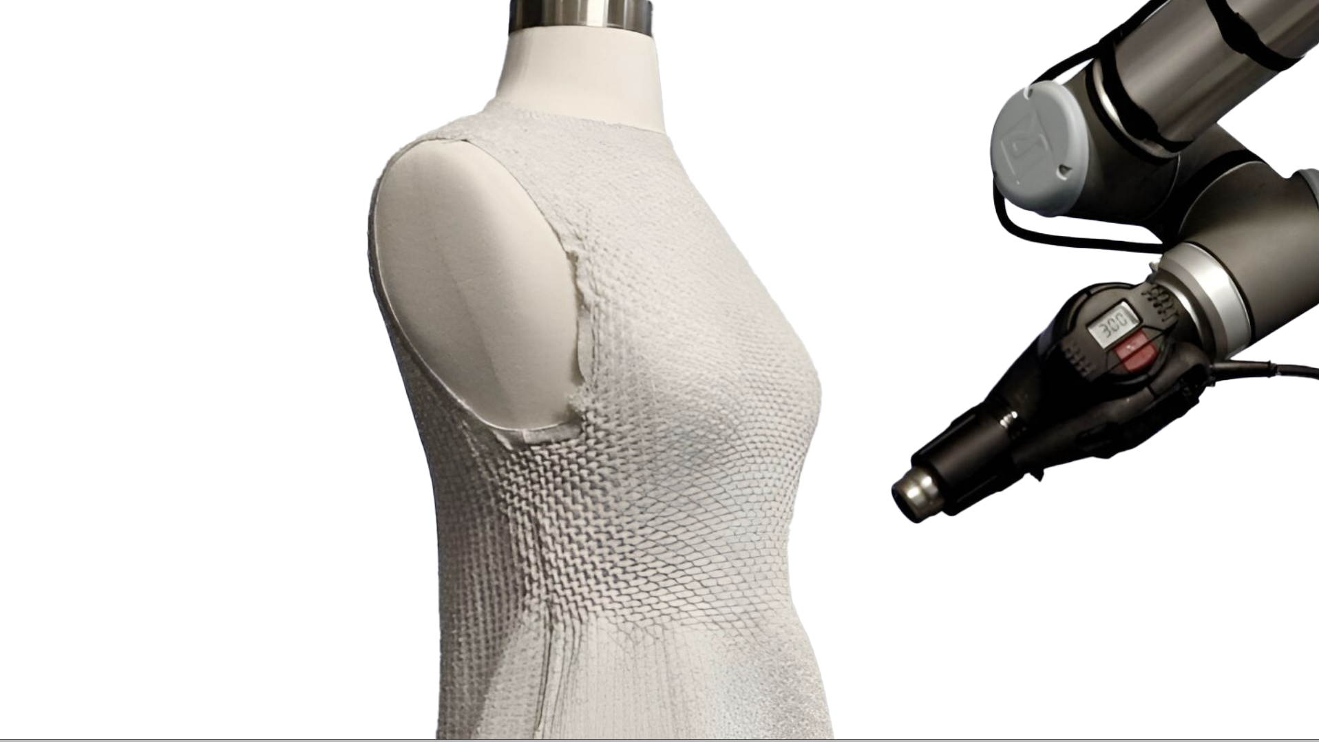 4D Knit Dress, la “robe universelle” imprimée en 4 dimensions. [Massachusetts Institute of Technology]