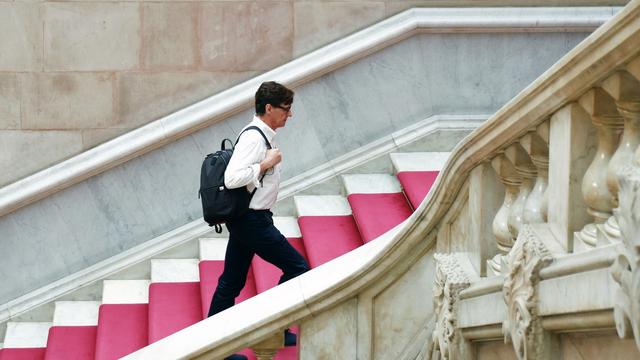 Salvador Illa doit se faire élire jeudi à la présidence de la région de Catalogne. [KEYSTONE - QUIQUE GARCIA/EPA]