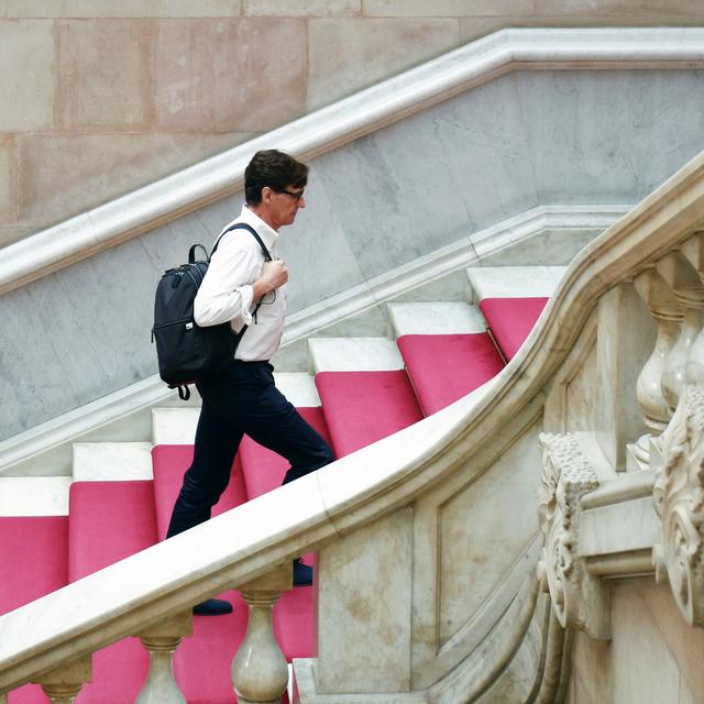 Salvador Illa doit se faire élire jeudi à la présidence de la région de Catalogne. [KEYSTONE - QUIQUE GARCIA/EPA]