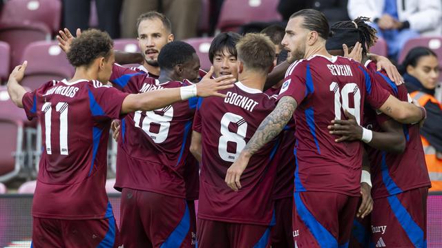 Servette a remporté le derby grâce à une réussite de Kutesa. [KEYSTONE - MARTIAL TREZZINI]