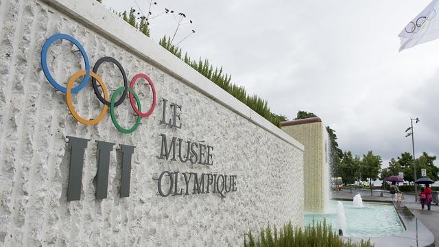 Le Musée Olympique à Lausanne. [Keystone - Anthony Anex]