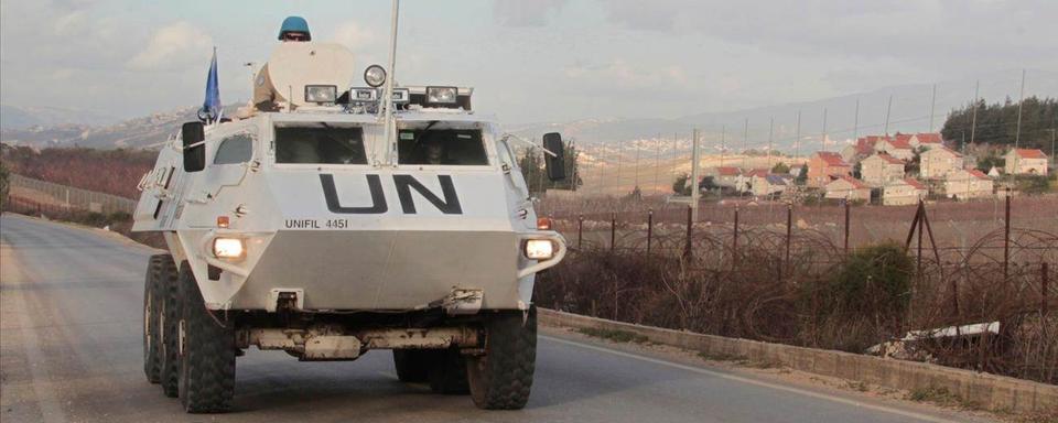 Forte de plus de 10.000 hommes, la Finul est stationnée dans le sud du Liban depuis 1978. [RTS]