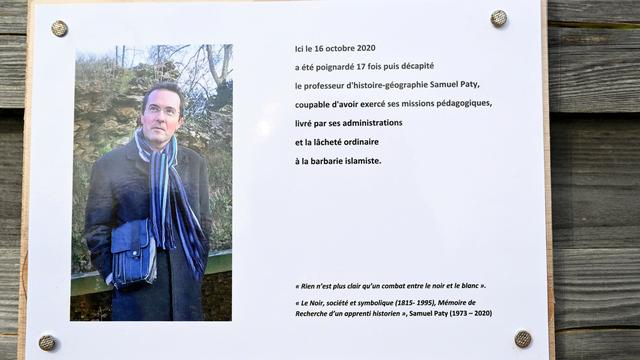 Le professeur Samuel Paty a été assassiné par un jeune islamiste radical russe de 18 ans d'origine tchétchène le 16 octobre 2020. [Pool via Reuters - BERTRAND GUAY]