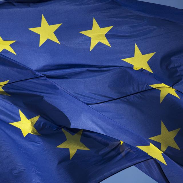 Le drapeau de l'Union européenne. [Keystone - AP Photo/Markus Schreiber]
