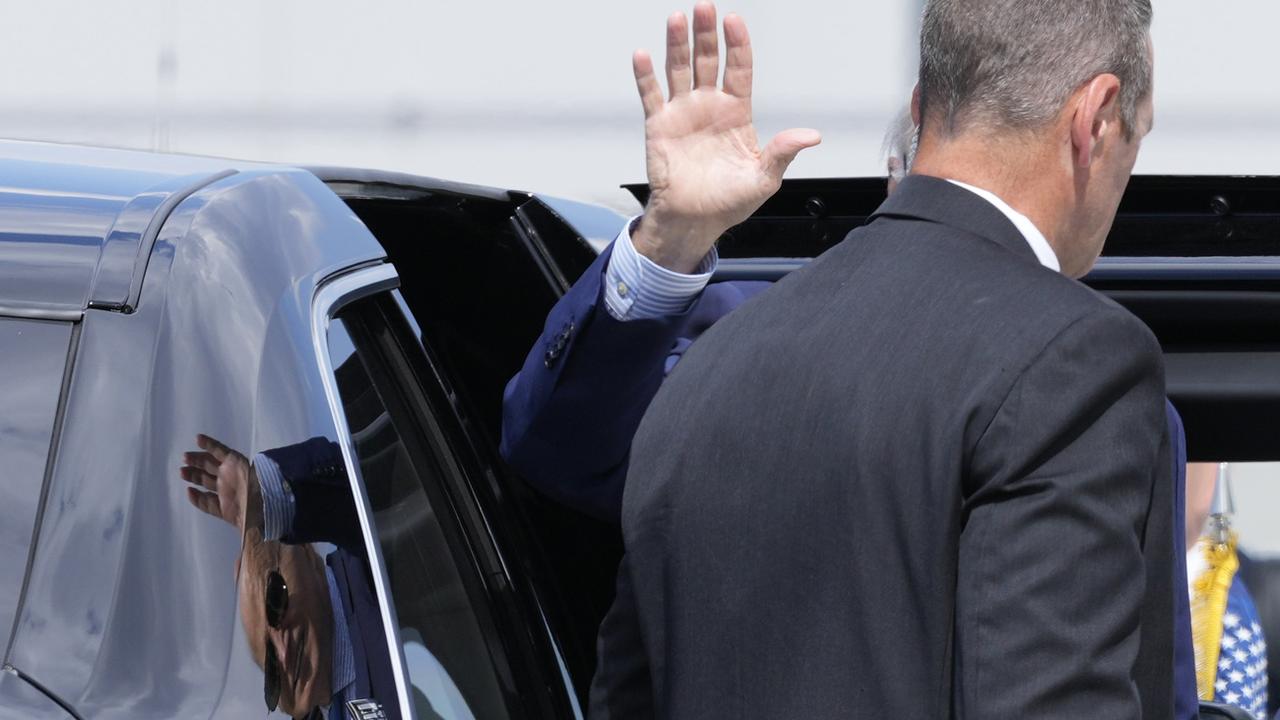 Joe Biden salue le public à son arrivée à Las Vegas, USA. [Keystone/AP Photo - Susan Walsh]