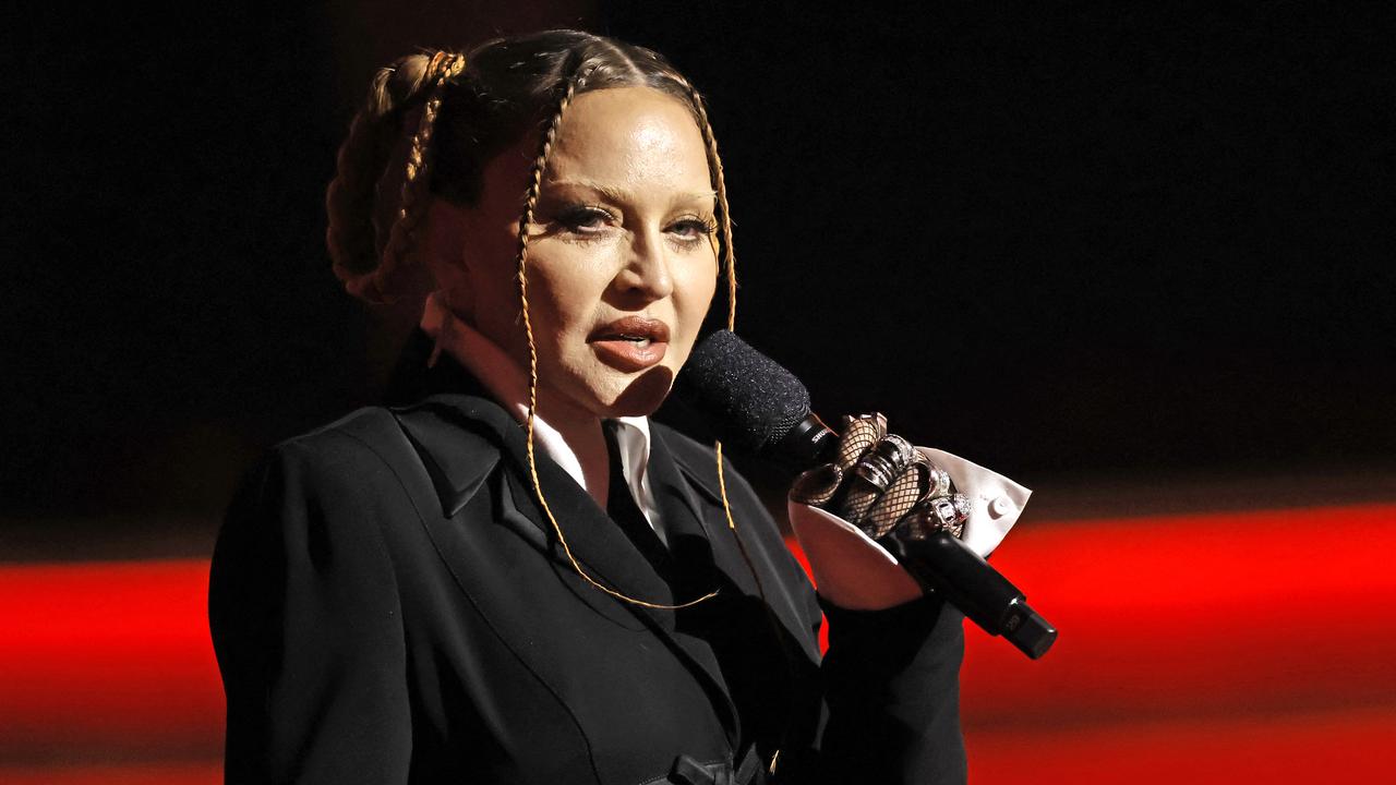 Madonna lors des Grammy Awards à Los Angeles le 5 février 2024. [Getty Images via AFP - Kevin Winter]