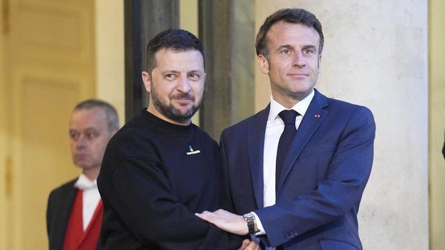 La France et l'Ukraine ont signé un accord bilatéral de sécurité à la mi-février 2024. [Keystone]