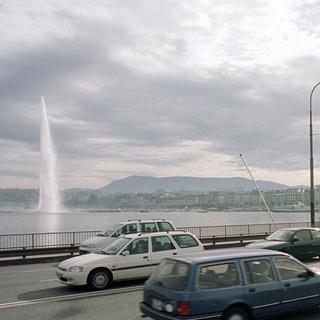 Le jet d'eau à Genève. [Keystone - Laurent Gillieron]