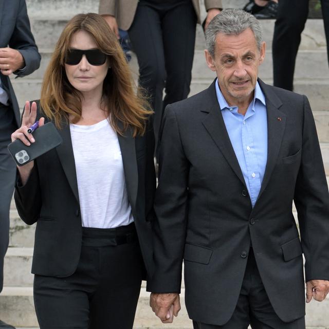 Carla Bruni-Sarkozy a été à son tour mise en examen dans l'affaire des financements libyens de la campagne présidentielle de 2007. [AFP - Bertrand Guay]