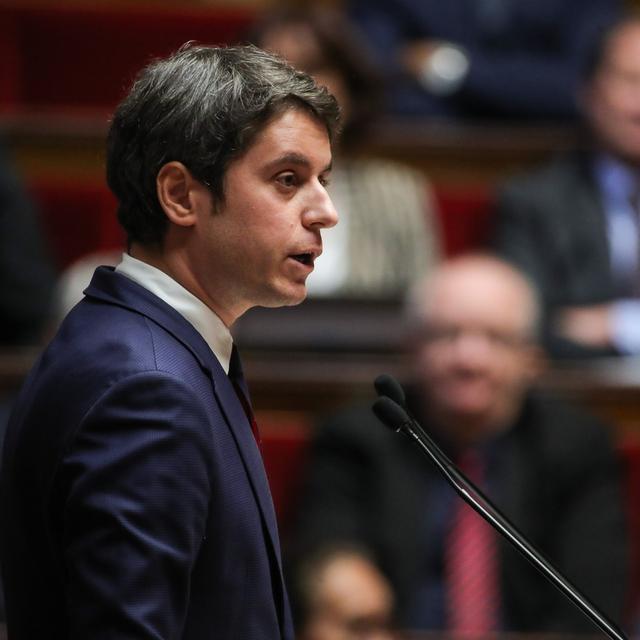 Gabriel Attal promet plusieurs réformes pour que la France retrouve sa "souveraineté". [Keystone/EPA - Teresa Suarez]