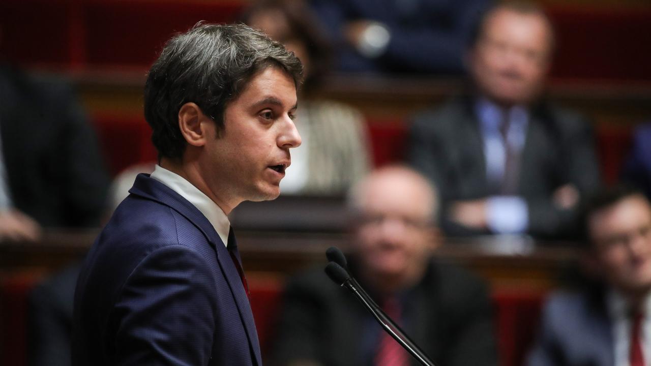 Gabriel Attal promet plusieurs réformes pour que la France retrouve sa "souveraineté". [Keystone/EPA - Teresa Suarez]