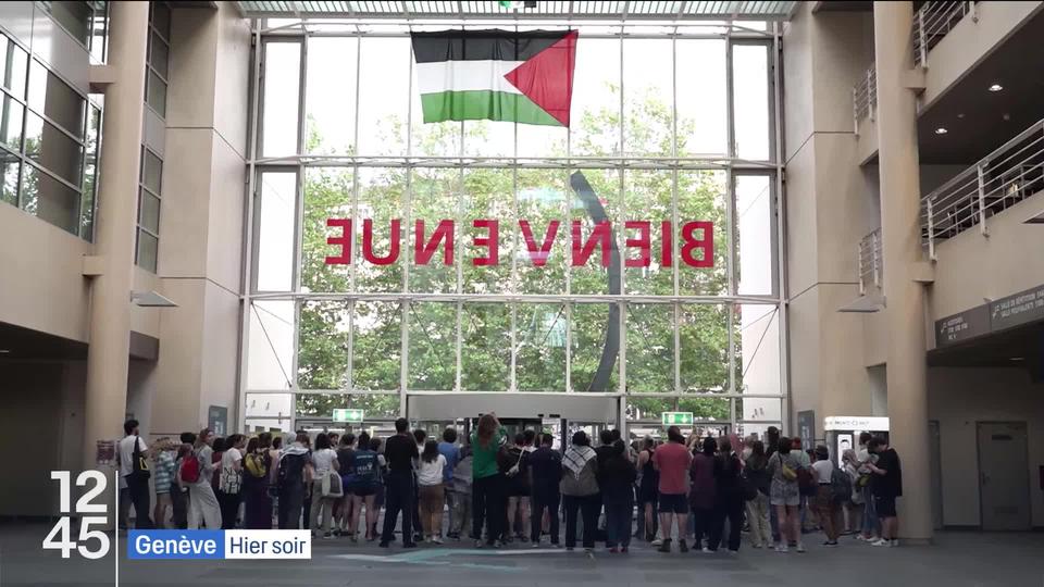 À Genève, les étudiants pro-palestiniens ont bravé l’ultimatum et passé une sixième nuit dans le hall