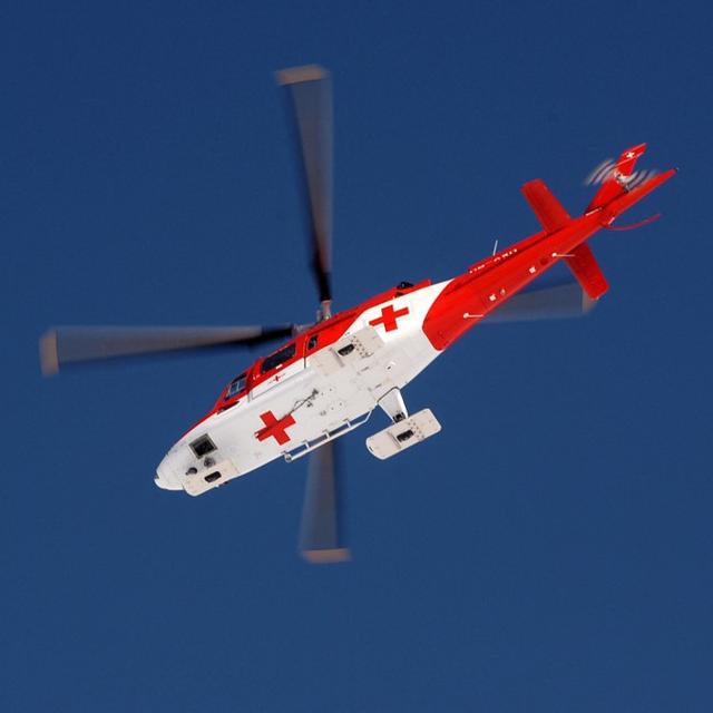 Un hélicoptère médical. [AFP - LEBOUCHER-ANA / ONLY WORLD]