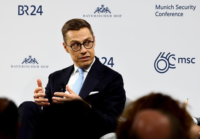 Le président finlandais Alexander Stubb. [Keystone - Anna Szilagyi]