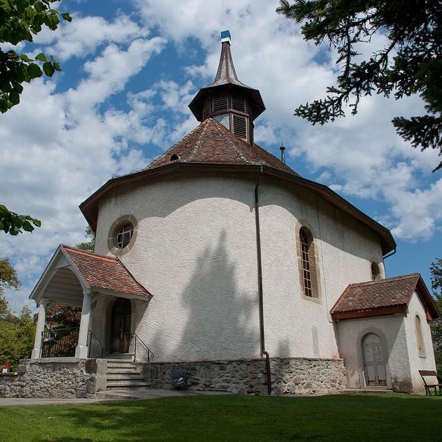 L'Église réformée d'Oron-la-Ville (Temple d'Oron). [WikiCommons CC-BY-SA 3.0 - Ludovic Péron]