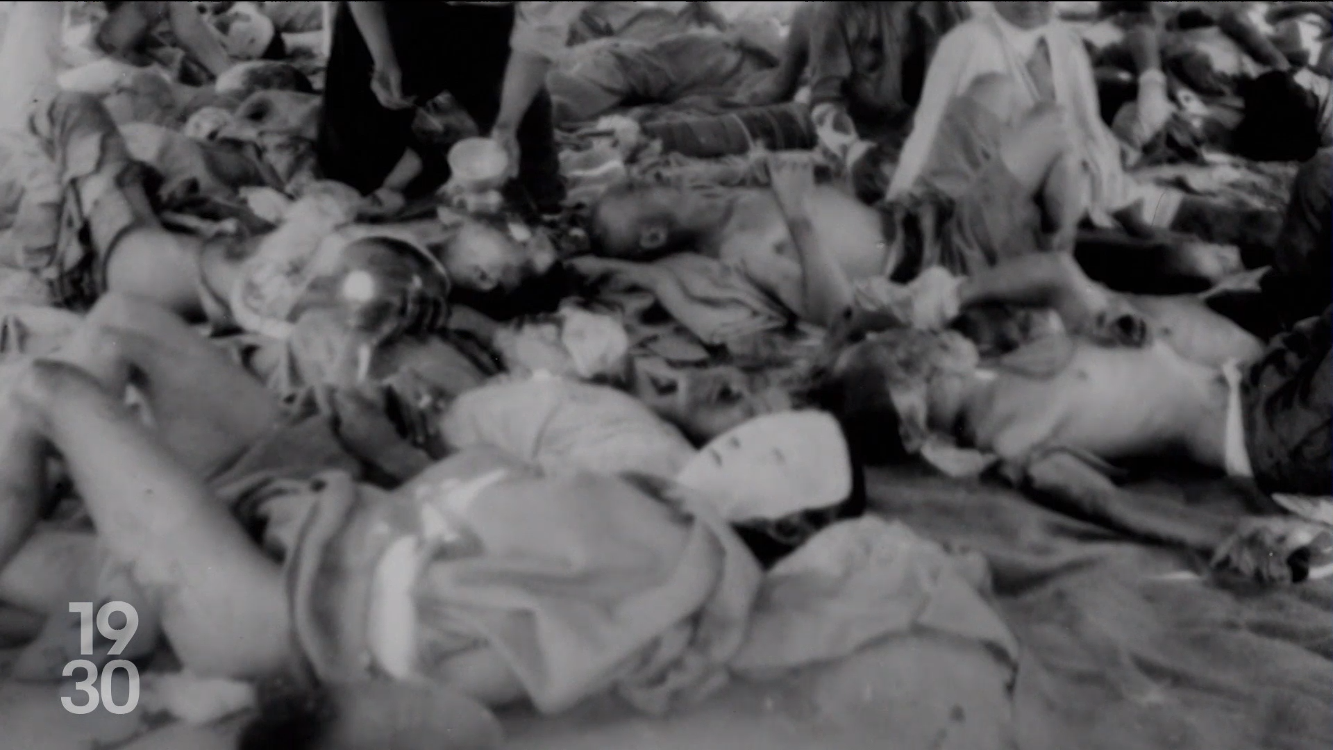 Des victimes du bombardement d'Hiroshima. [RTS]
