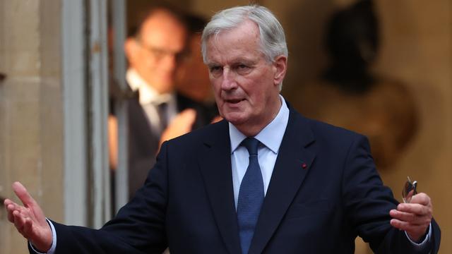 Le nouveau Premier ministre français Michel Barnier. [KEYSTONE - EPA/MOHAMMED BADRA]