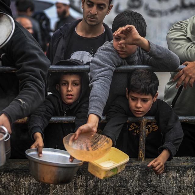 Une "famine de masse" menace la bande de Gaza, selon l'ONU. [AFP - Yasser Qudihe / Middle East Images]