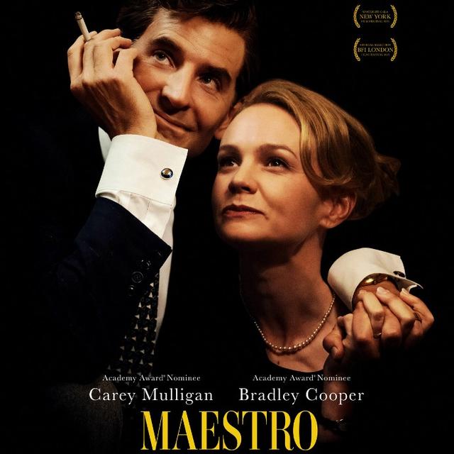 Affiche du film "MAESTRO", 2023. [AFP - Netflix - Sikelia Productions / Collection ChristopheL]