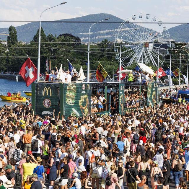 La 22e édition de la Lake Parade de Genève aura lieu les 20 et 21 juillet 2024. [Keystone]
