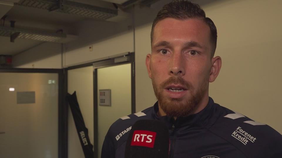 Pierre-Emile Hojbjerg à l'interview à la veille du match.