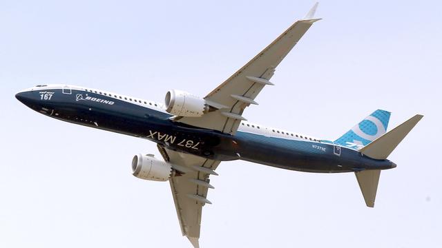 Un Boeing 737 MAX 9 en démonstration au Salon parisien du Bourget en 2017. [Michel Euler]