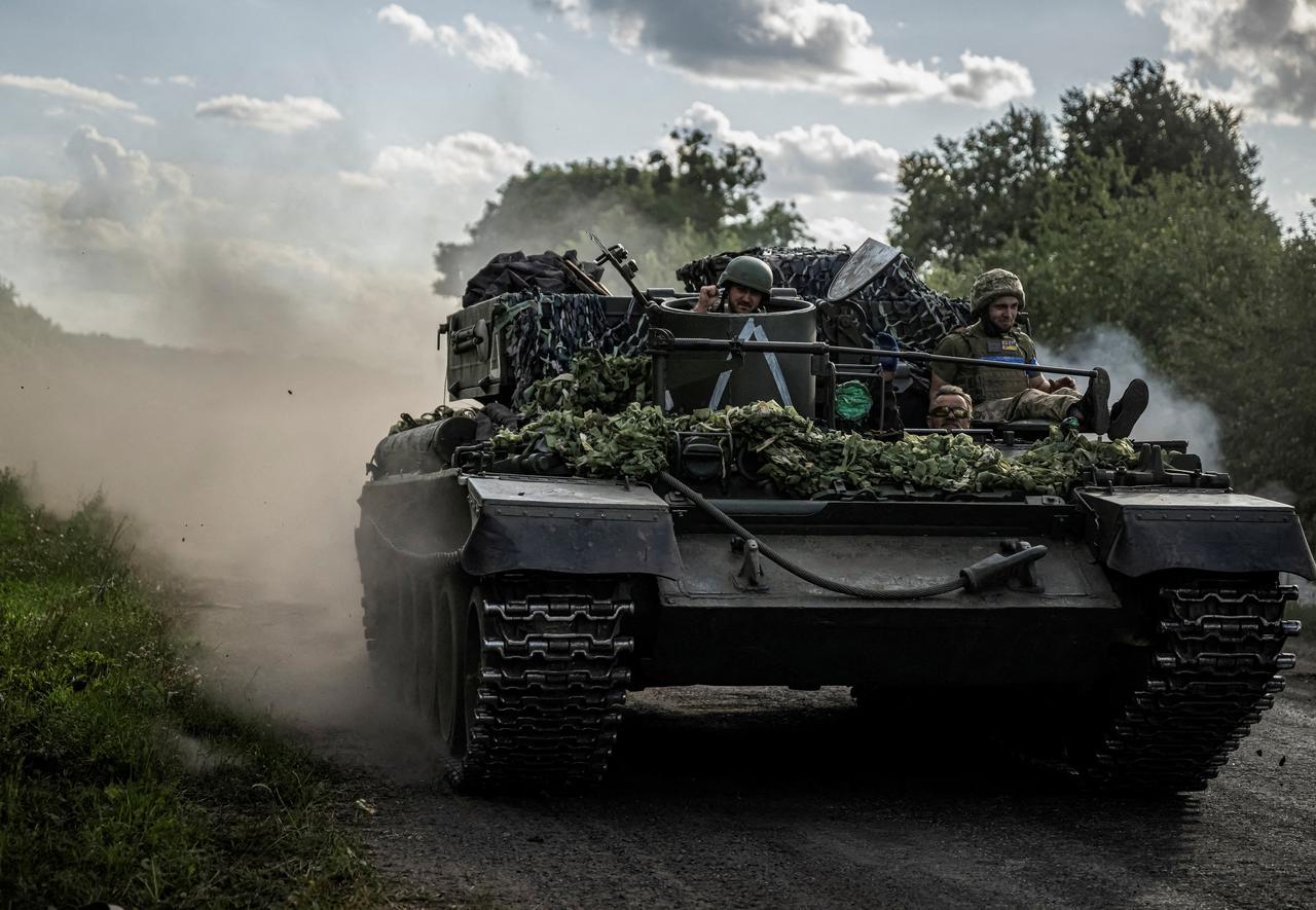 Un char ukrainien dans la région de Koursk. [REUTERS - Viacheslav Ratynskyi]