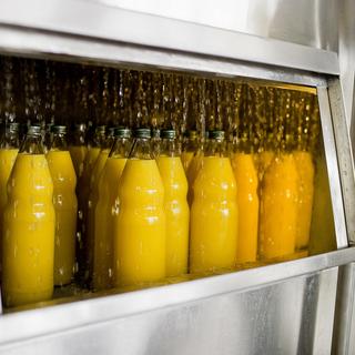 Une bactérie et la météo font grimper le prix du jus d'orange. [KEYSTONE - GAETAN BALLY]
