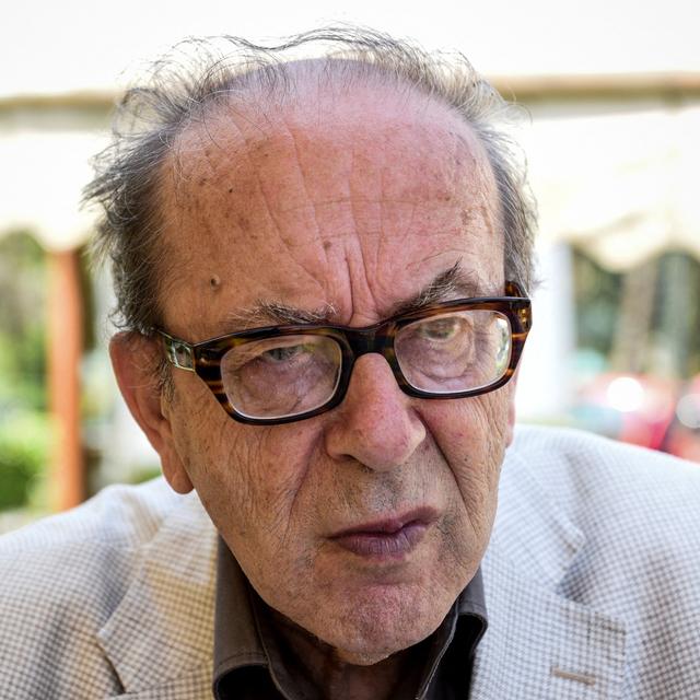 L'écrivain albanais Ismaïl Kadaré en juin 2018. [AFP - Gent Shkullaku]