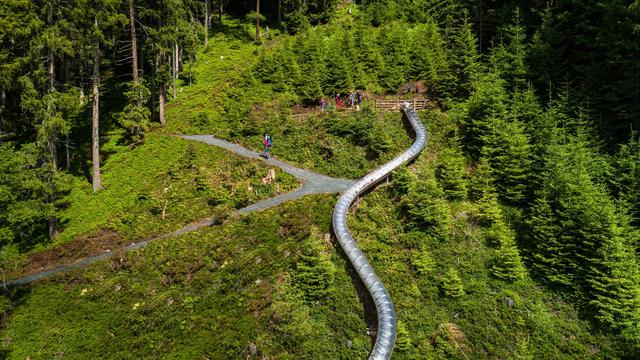 Le projet de toboggans de Charmey s'inspire du parc autrichien Wildkogel-Arena. [Wildkogel-Arena Neukirchen & Bramberg]