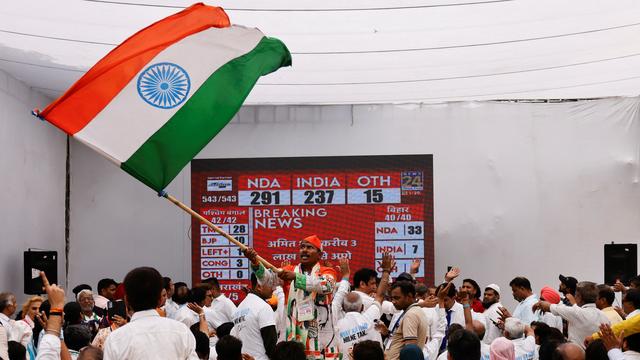 Les premiers résultats des élections législatives en Inde sont tombés mardi matin. [Reuters - Anushree Fadnavis]