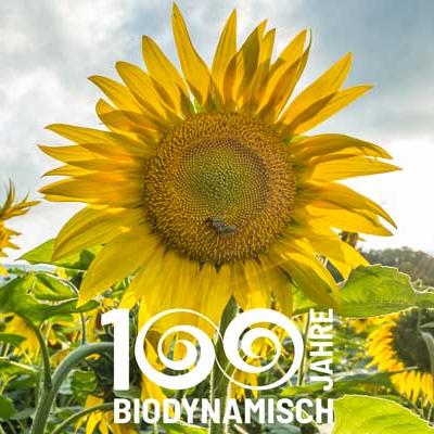 Flyers - La biodynamie fête 100 ans. [© Fédération Demeter Suisse]