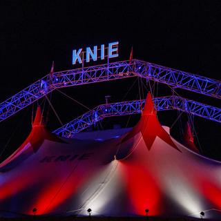 Le chapiteau du Cirque Knie. [Keystone - Patrick B. Kraemer]