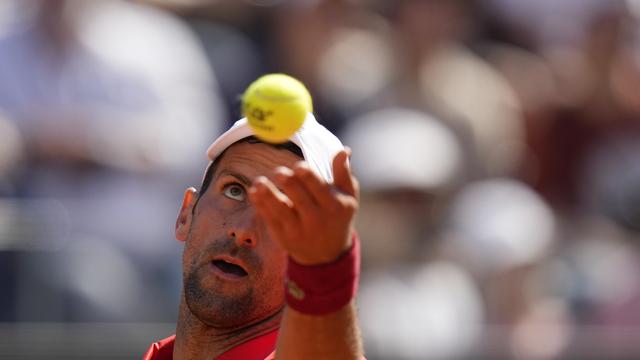 Le joueur de tennis Novak Djokovic jouera à Genève. [Keystone/AP Photo - Alessandra Tarantino]