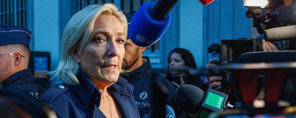 Marine Le Pen. [Keystone - EPA/Olivier Matthys]