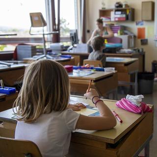 Neuchâtel teste l'école à journée continue. [Keystone]