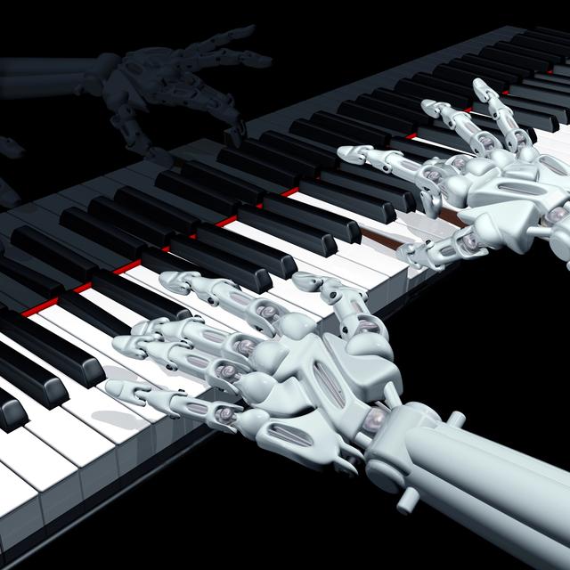 Un robot qui joue du piano. [Depositphotos - paulfleet]