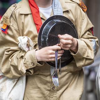 Jeunes et investis (5/10) - Arthur Schlosser, chef de la brigade des scouts de Sauvabelin (image d'illustration). [Keystone - Urs Flueeler]