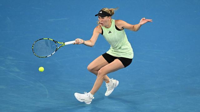 Caroline Wozniacki a passé le 1er tour à Melbourne. [Lukas Coch]