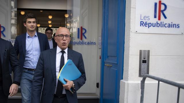 Eric Ciotti exclu des Républicains "à l'unanimité" par le bureau politique du parti. [Hans Lucas via AFP - SERGE TENANI]